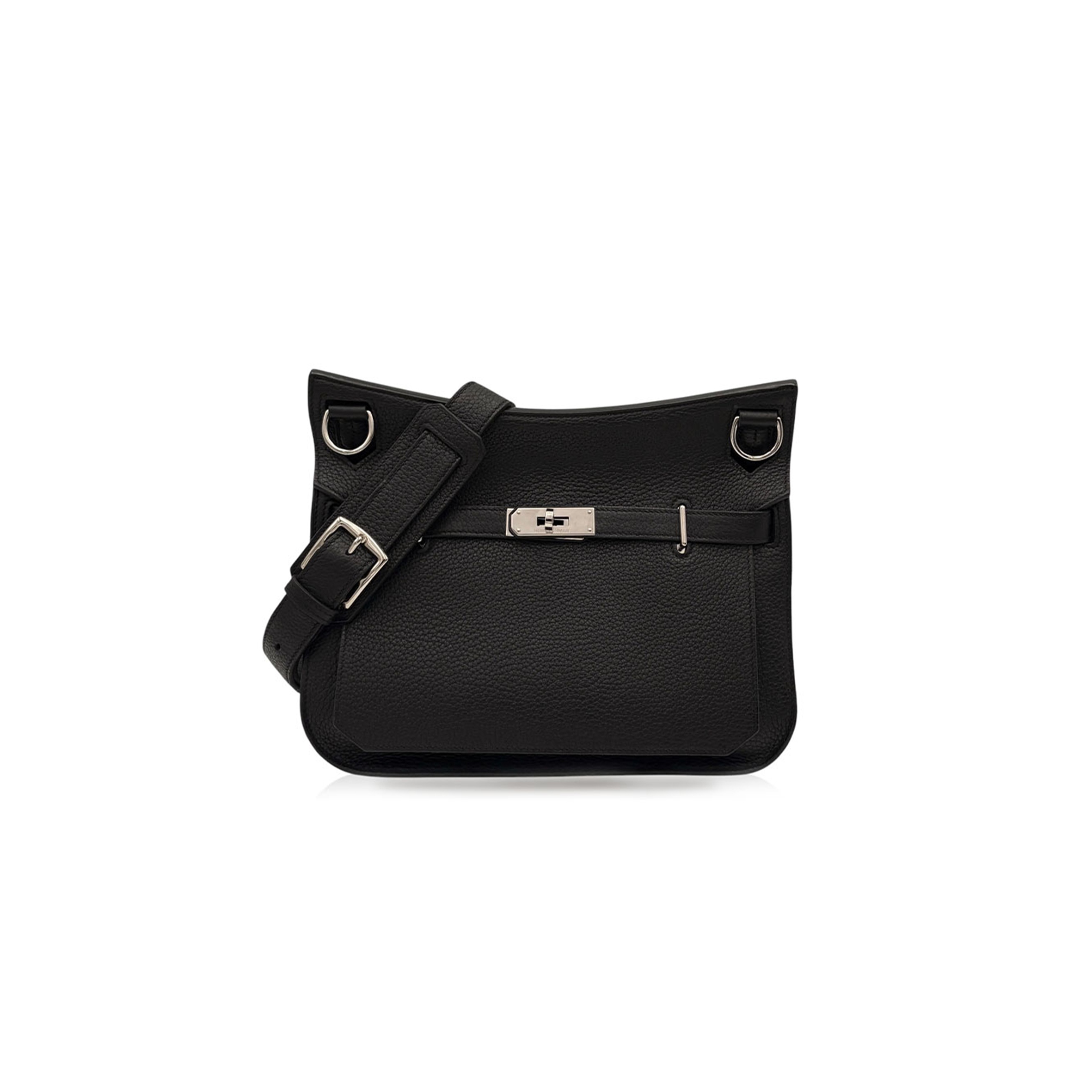 HERMÈS BLACK JYPSIERE 28 TOGO BAG (28*22*12cm) 